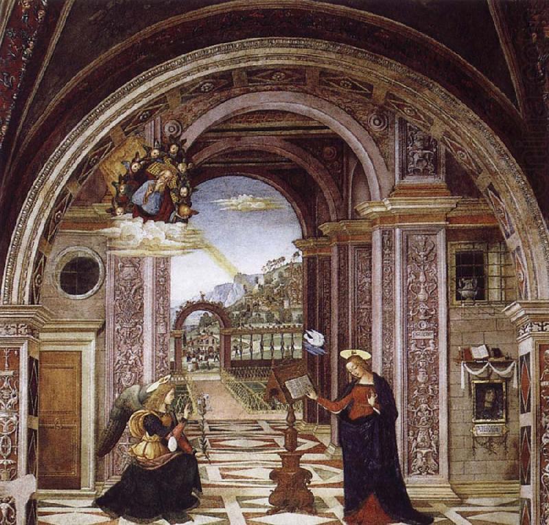 Bernardino Pinturicchio Bernardino Pinturicchio the Verkundigung china oil painting image